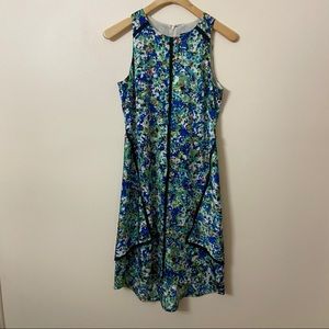 ANN TAYLOR Watercolor Print Dress 6